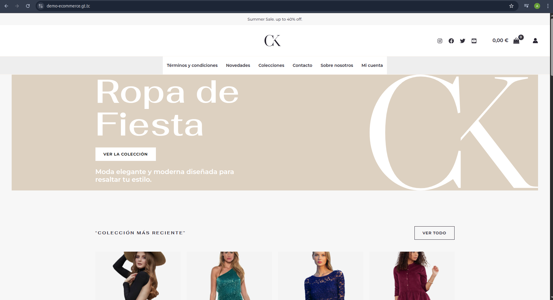 Tienda WordPress